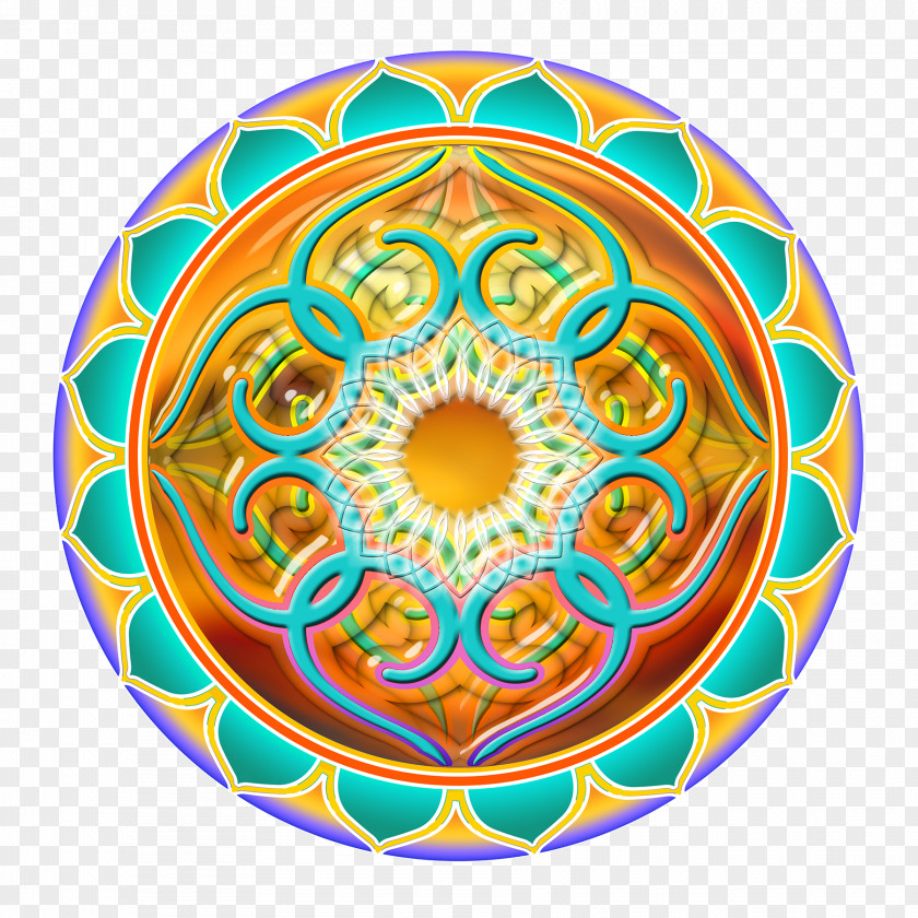 Psychedelic Art Kaleidoscope Symmetry Circle PNG