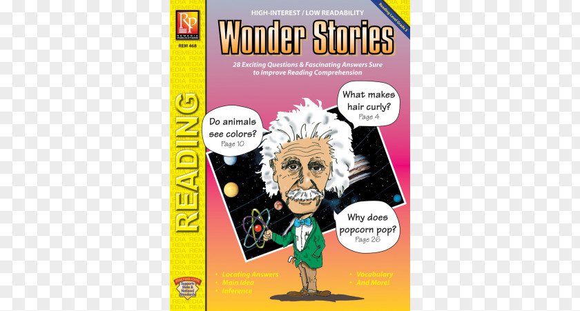 Read Story Wonder Stories (Reading Level 1) Readability Book PNG