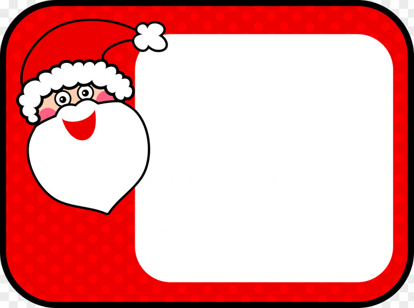 Santa Border Mrs. Claus Christmas Clip Art PNG