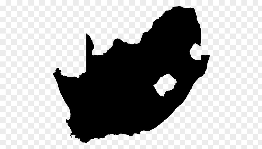 Black South Africa Map Silhouette Royalty-free Illustration PNG