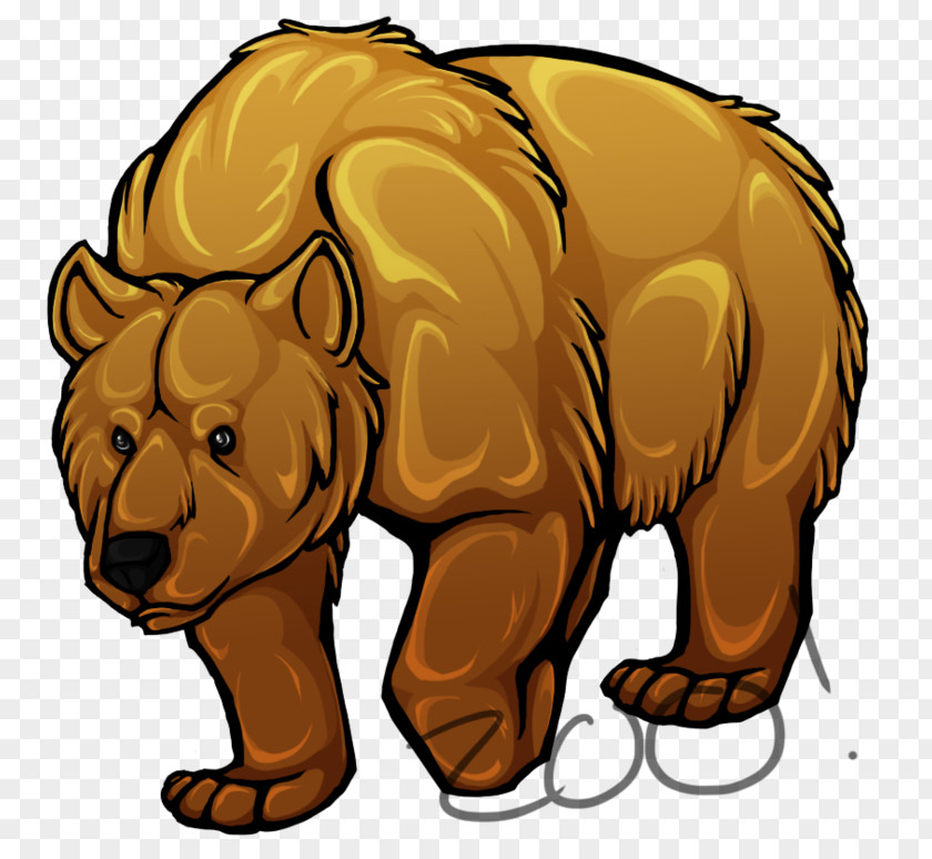 Lion Grizzly Bear Canidae Clip Art PNG