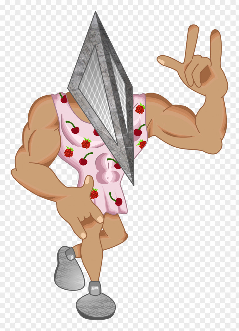 Pyramid Head Thumb Animated Cartoon Figurine PNG