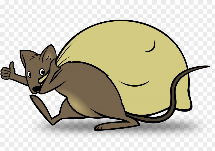 Rat Computer Mouse Cartoon PNG