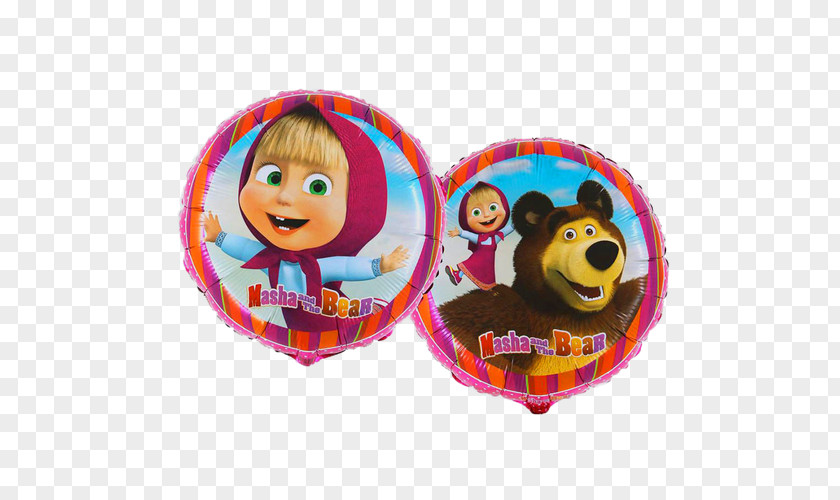 Balloon Masha And The Bear Toy Amazon.com PNG
