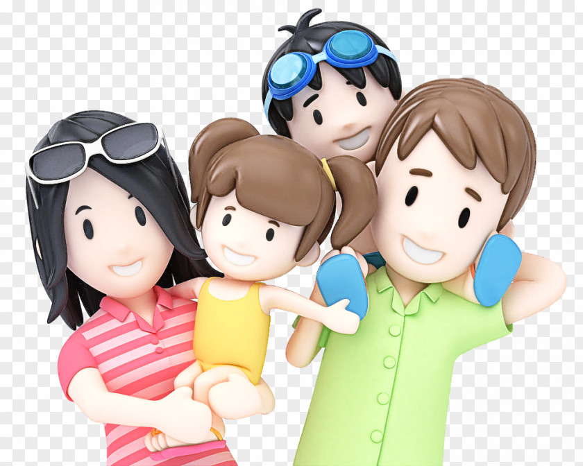 Cartoon People Social Group Animation Friendship PNG