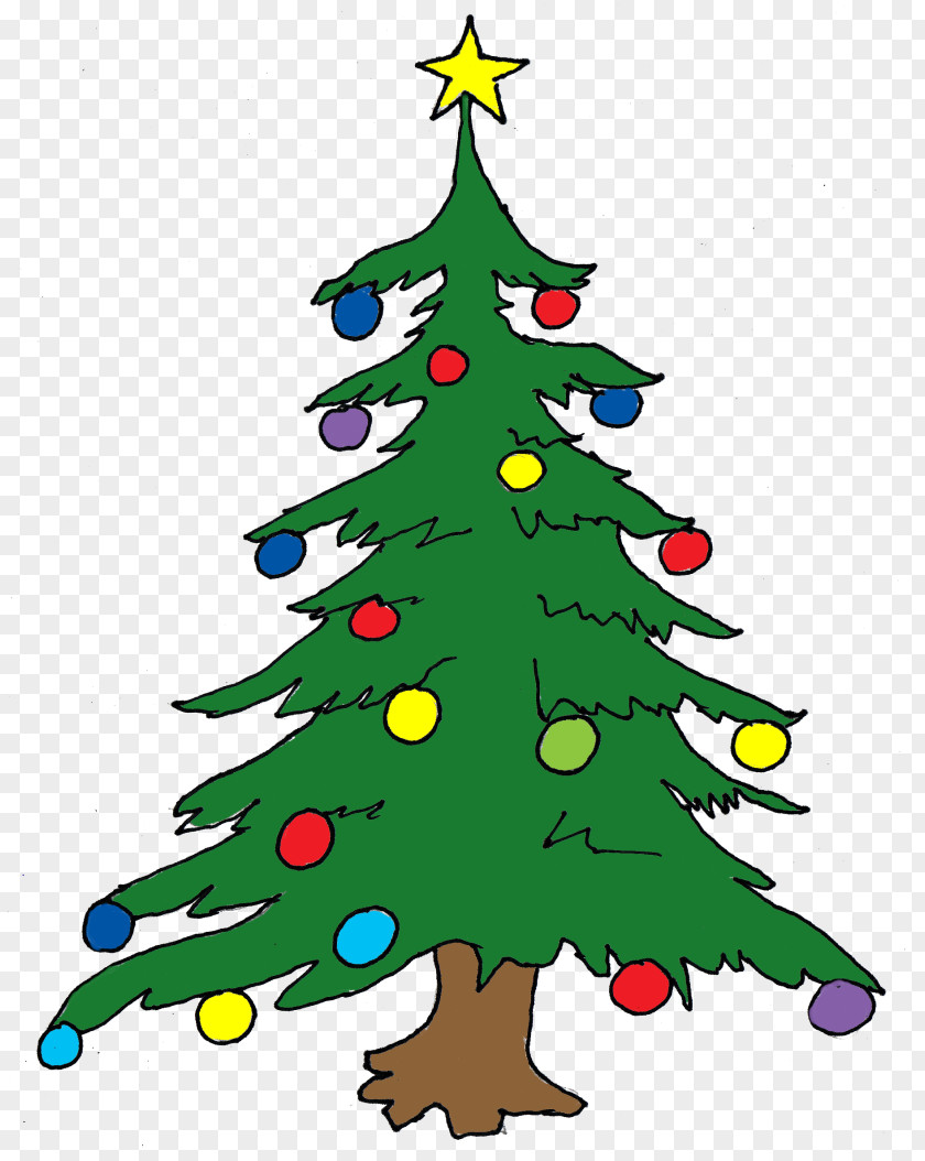 Christmas Tree Santa Claus Mrs. Clip Art PNG