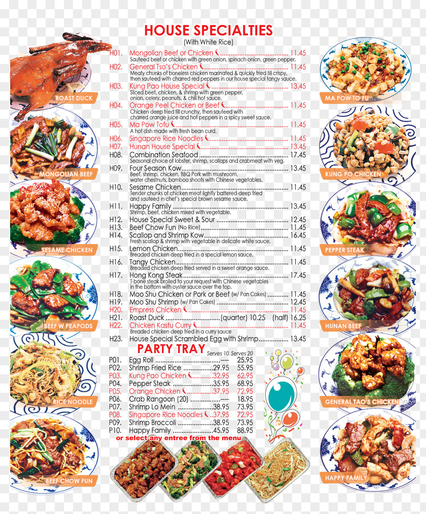 Menu Vegetarian Cuisine Chinese Buffet Lucky Star Restaurant Fast Food PNG