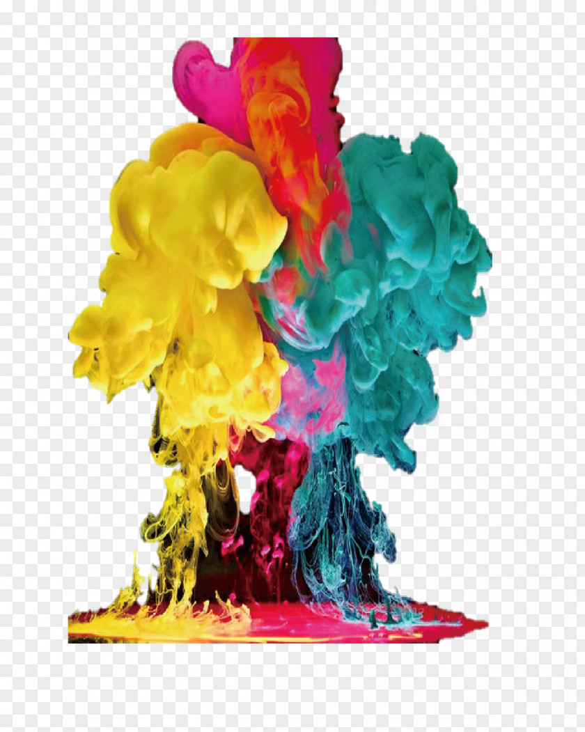 Rendering Color Ink PNG