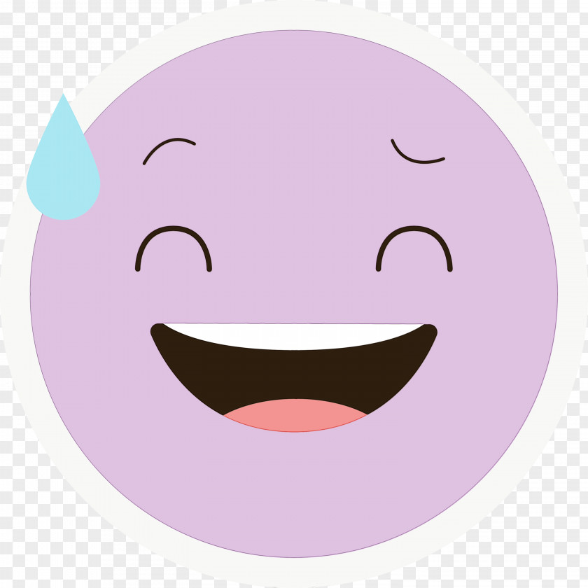 Smiley Lips Forehead Pink M Cartoon PNG