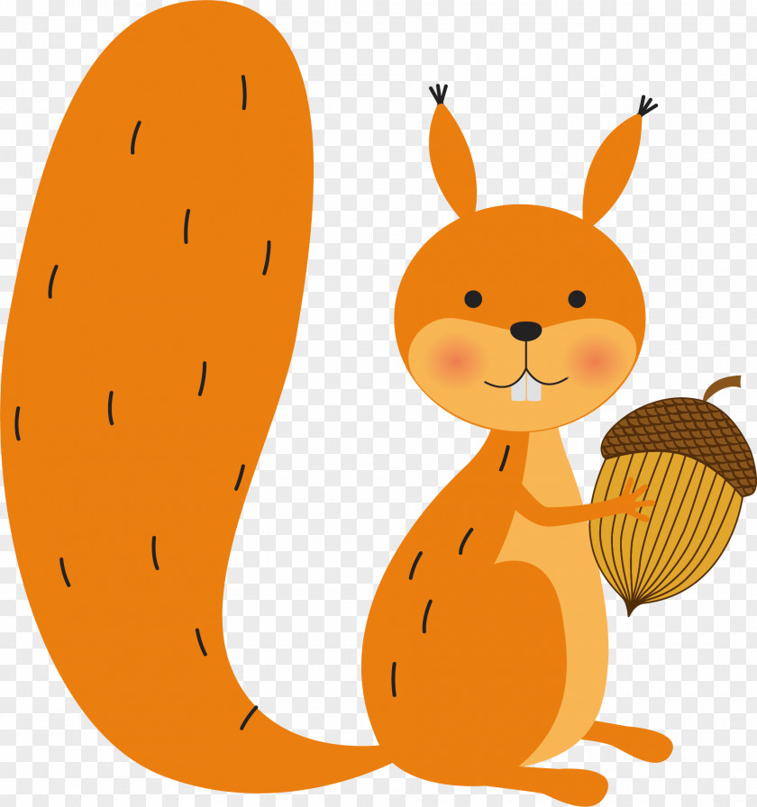 Yellow Squirrel Vector Drawing Royalty-free Illustration PNG