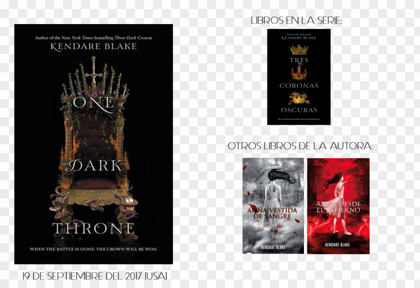 Book One Dark Throne Advertising Paperback Brand PNG
