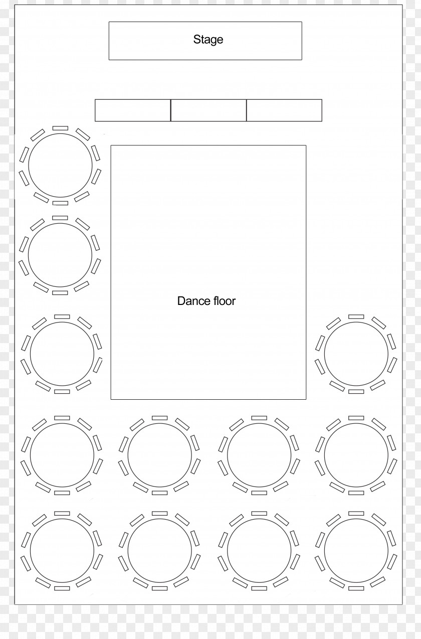European-style Wedding Reception Table Area Rectangle PNG