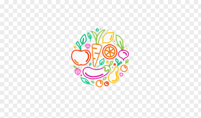 Food Line Logo Art Illustration PNG
