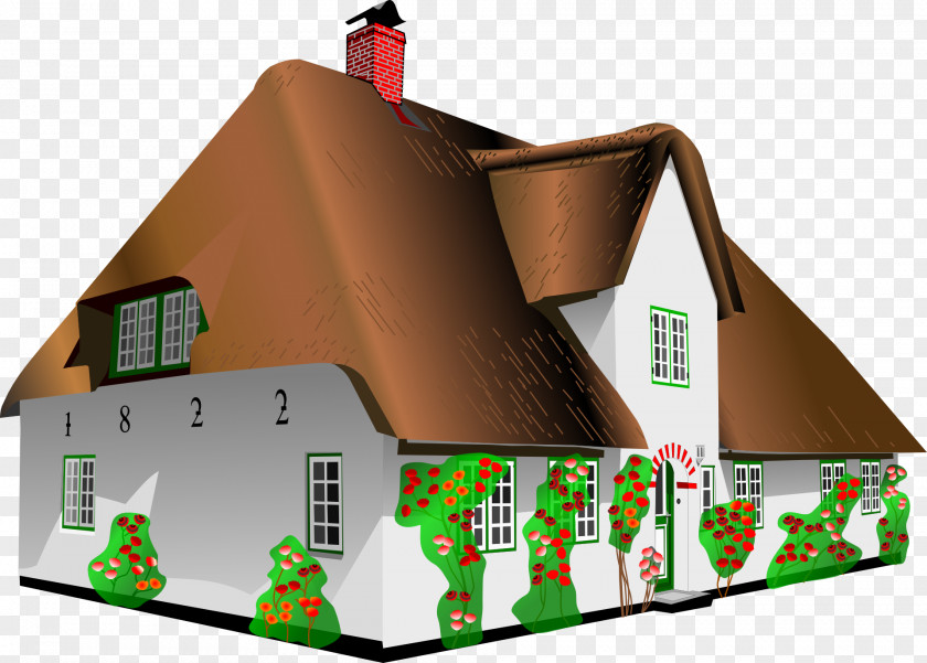 House Cottage Clip Art PNG