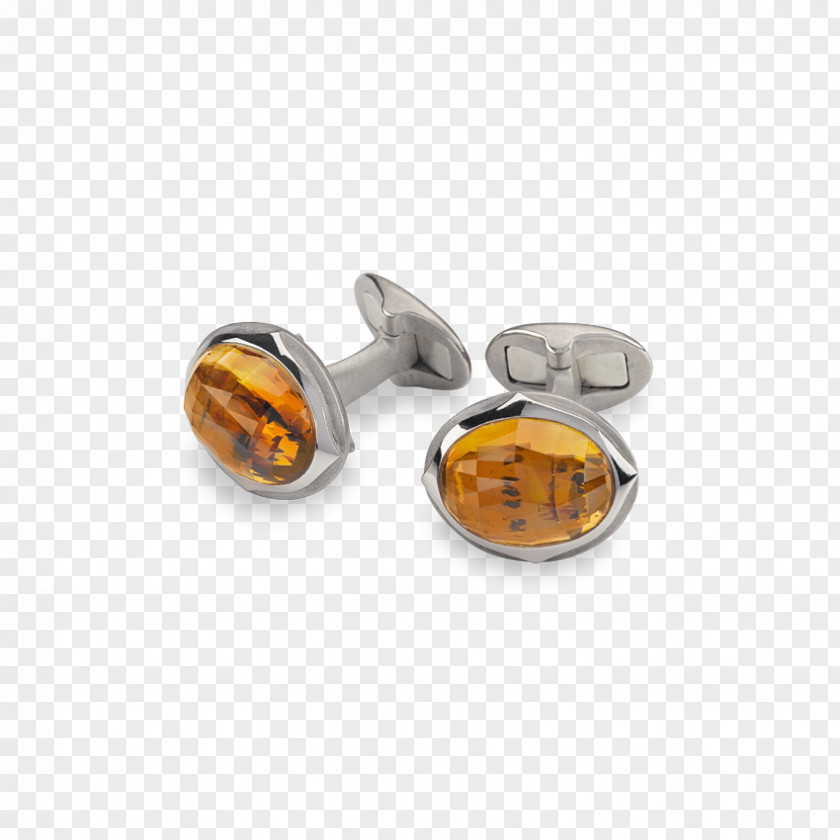 Jewellery Earring Cufflink Amber Gold PNG