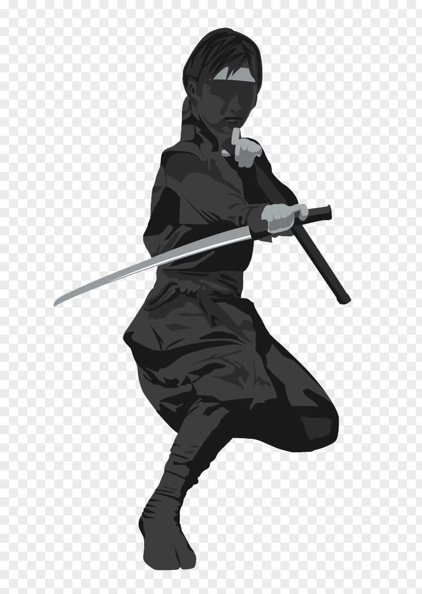 Ninja Kunoichi Clip Art PNG