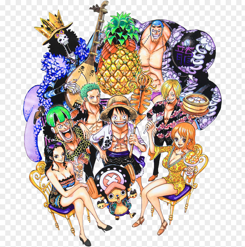 One Piece Monkey D. Luffy Nami Roronoa Zoro Usopp PNG