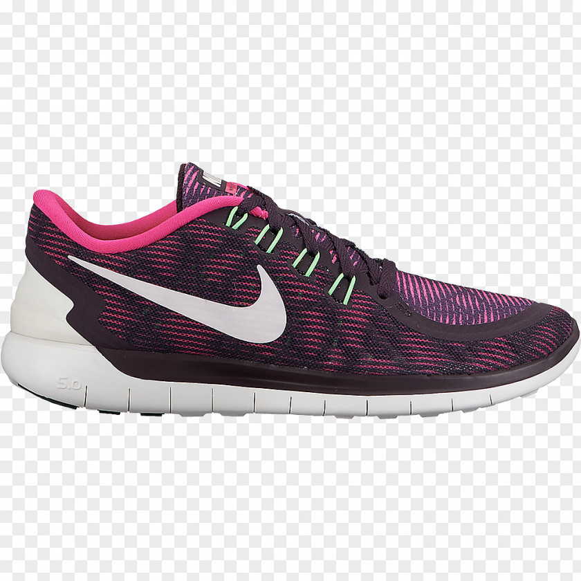 Pink Purple Watercolor Nike Free Sneakers Shoe Running PNG