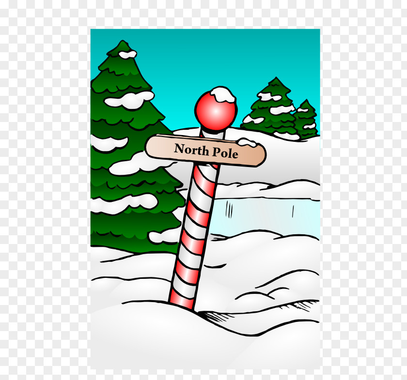 Postmark North Pole Santa Claus Coloring Book Christmas Clip Art PNG