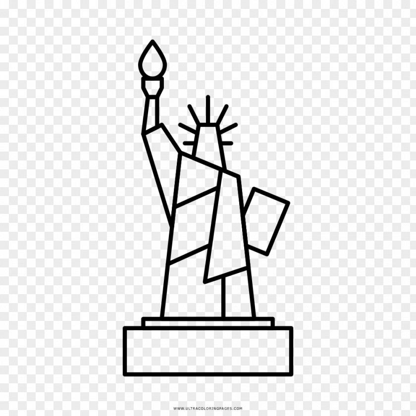 Statue Of Liberty Drawing Line Art PNG