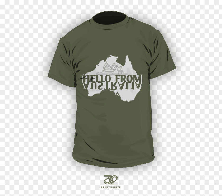 T-shirt Logo Green Sleeve Font PNG