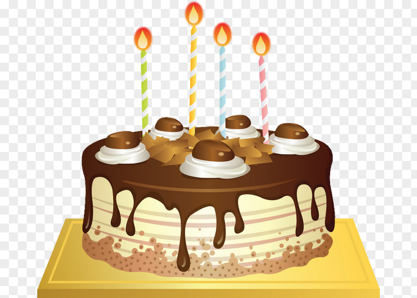 Chocolate Cake Layer Birthday Frosting & Icing Chip Cookie PNG