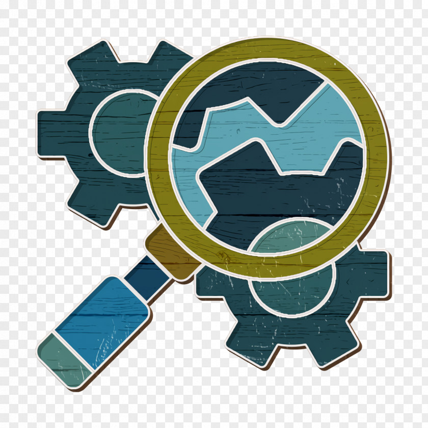 Gear Icon Manufacturing Inspection PNG