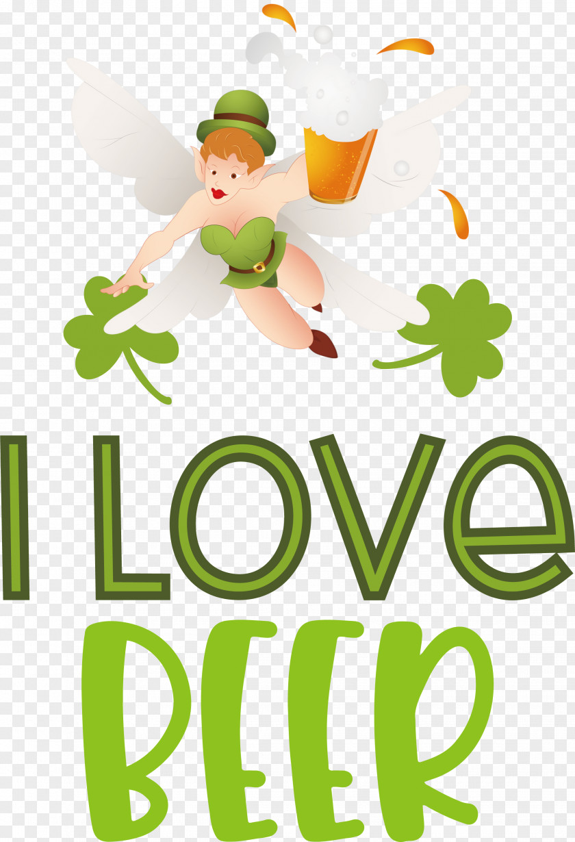 I Love Beer Saint Patrick Patricks Day PNG