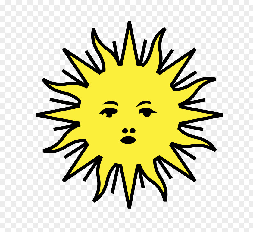 Rayon De Soleil Heraldry Sun Escutcheon Charge Symbol PNG