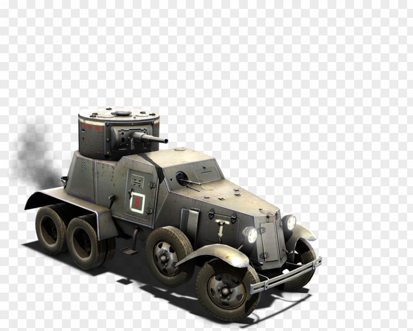 Car Armored Heroes & Generals BA-3/6 Vehicle PNG