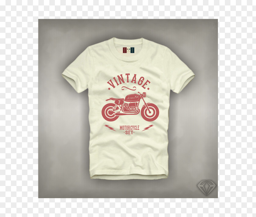 Classic Motorcycle Long-sleeved T-shirt Logo Font PNG