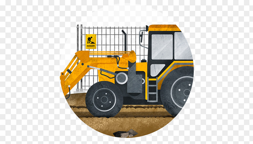 Construction Site Bulldozer Machine Motor Vehicle PNG