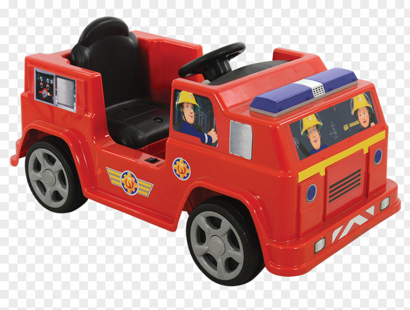 Firefighter Fire Engine Toy Motorized Tricycle PNG