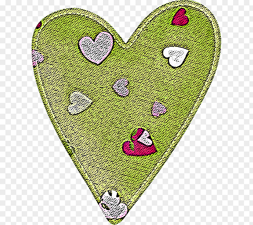Green Heart Plant Love PNG
