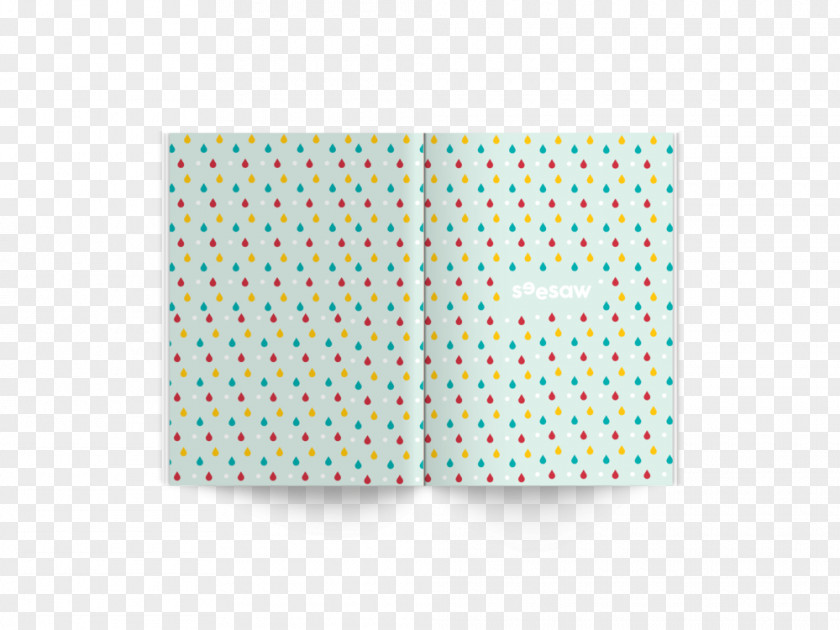 Line Polka Dot Turquoise PNG