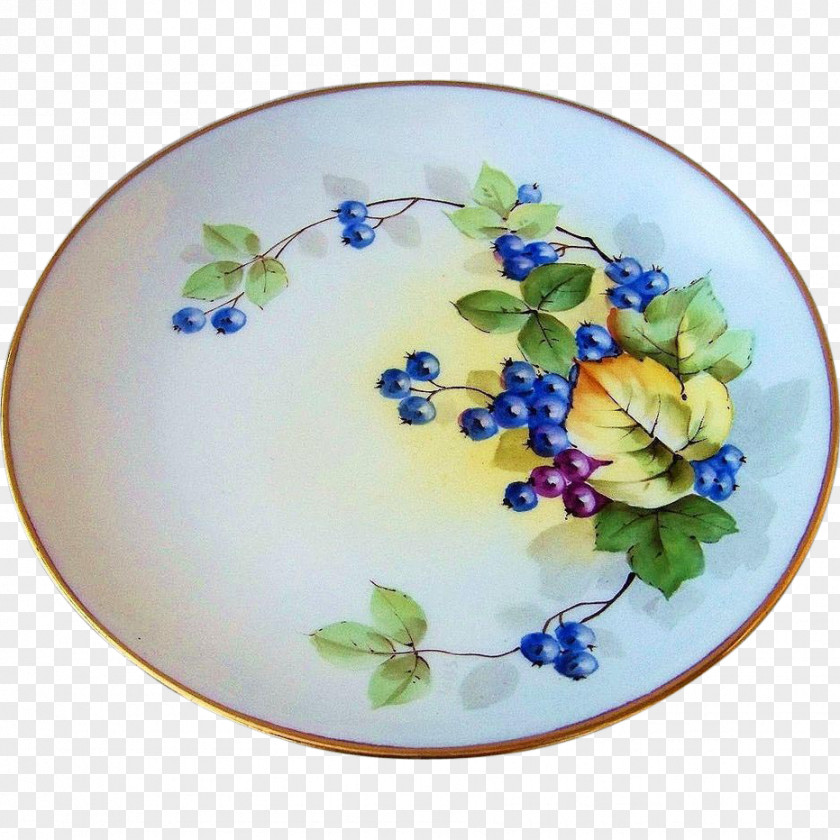 Plate Ceramic Blue And White Pottery Cobalt Platter PNG