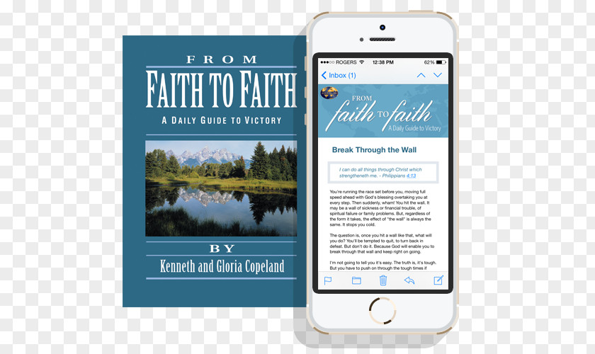 Smartphone From Faith To Devotional Font PNG