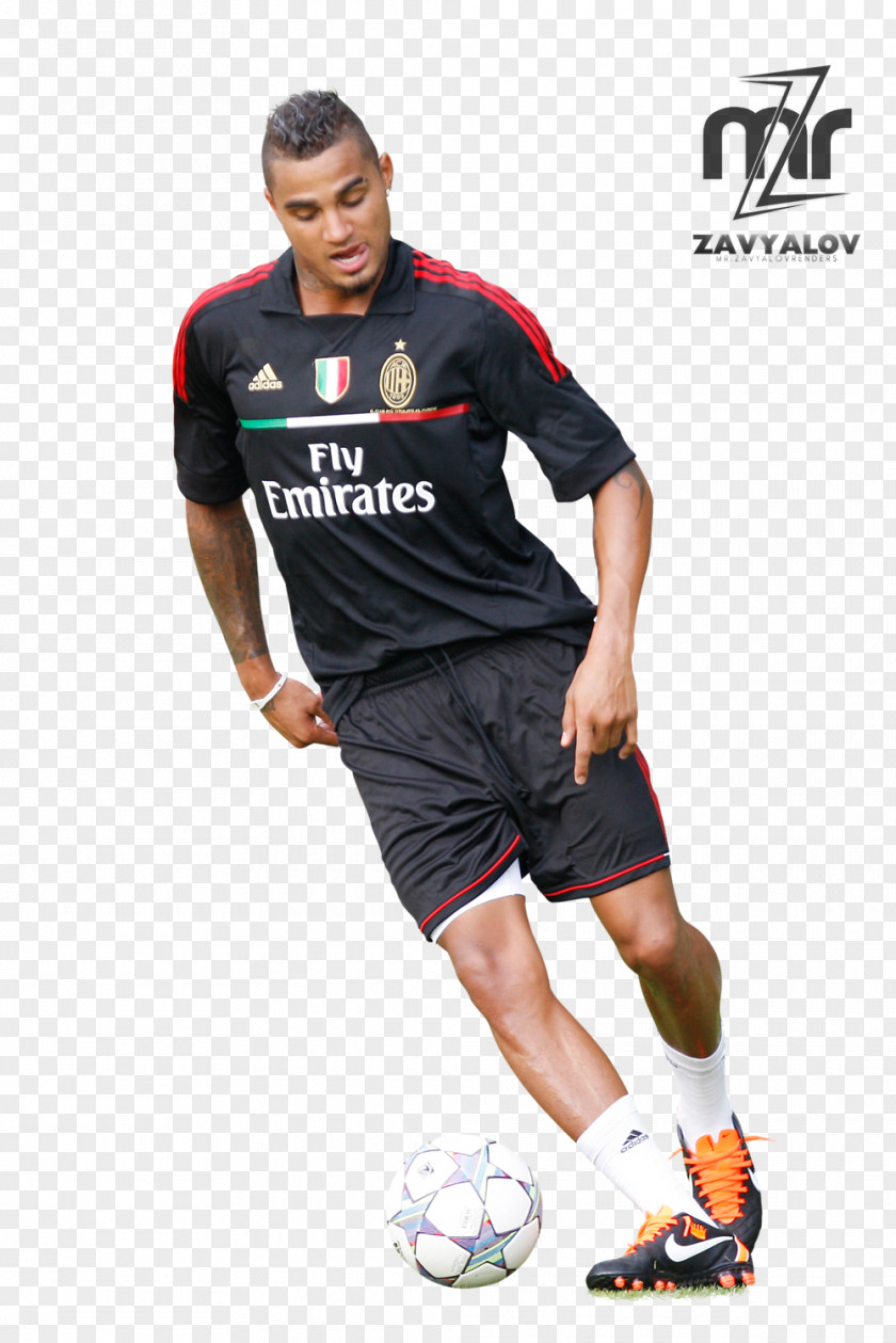 BOATENG Kevin-Prince Boateng A.C. Milan Jersey Football Player PNG