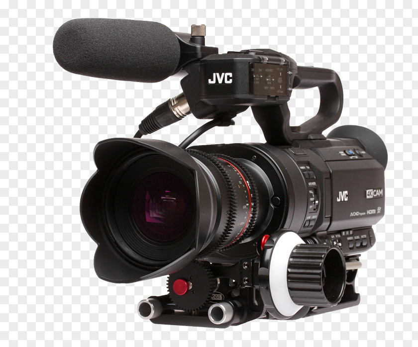 Camera Lens Digital SLR Video Cameras Eyepowered Media JVC 4KCAM GY-LS300CHU PNG