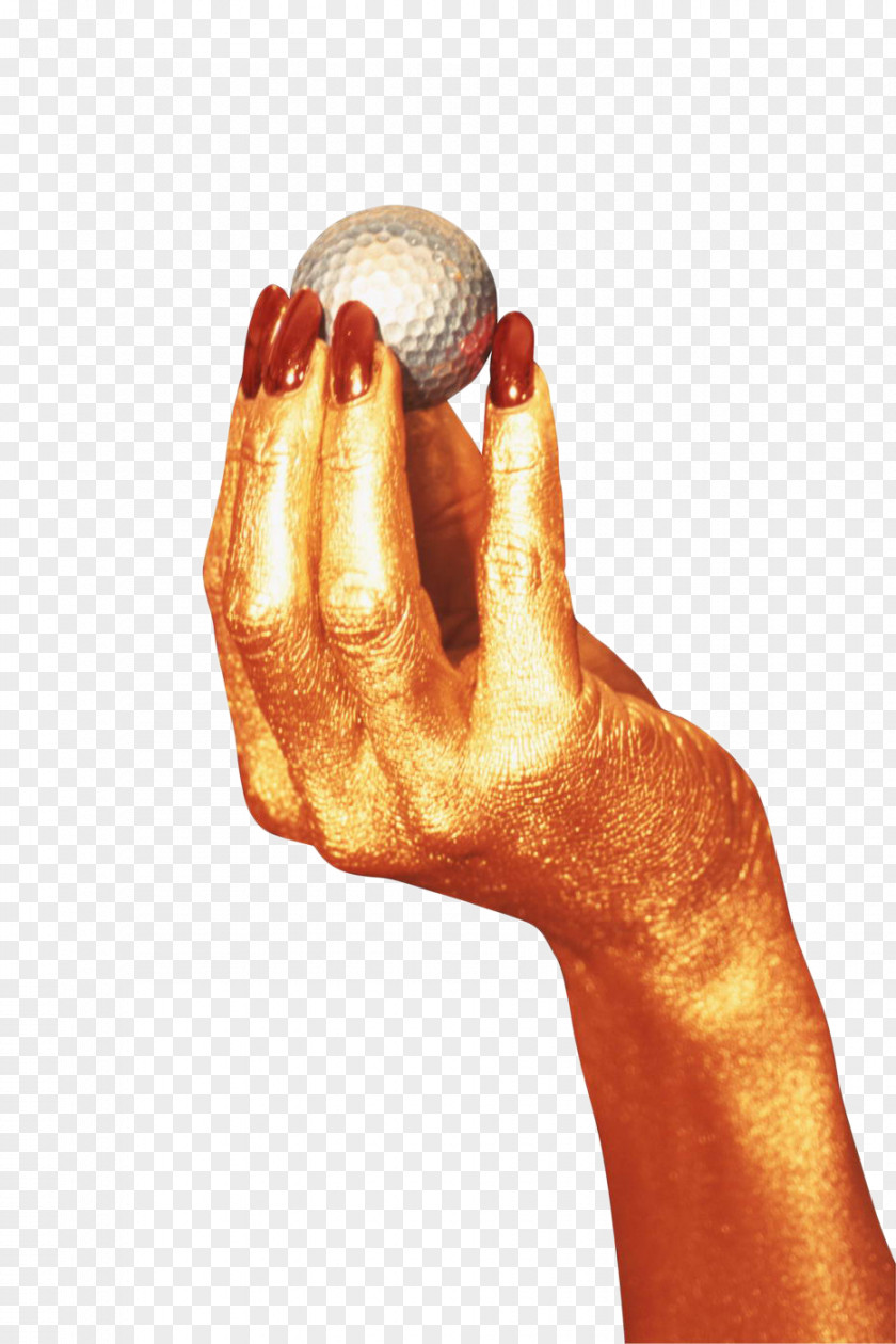 Hand Holding Table Tennis Metal Art Thumb Gesture PNG