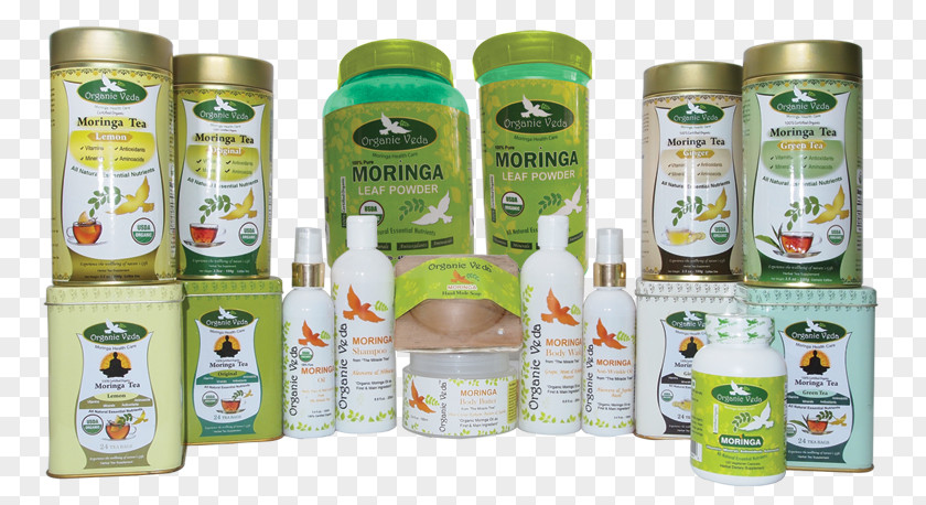 Moringa Capsules Tin Can Product PNG