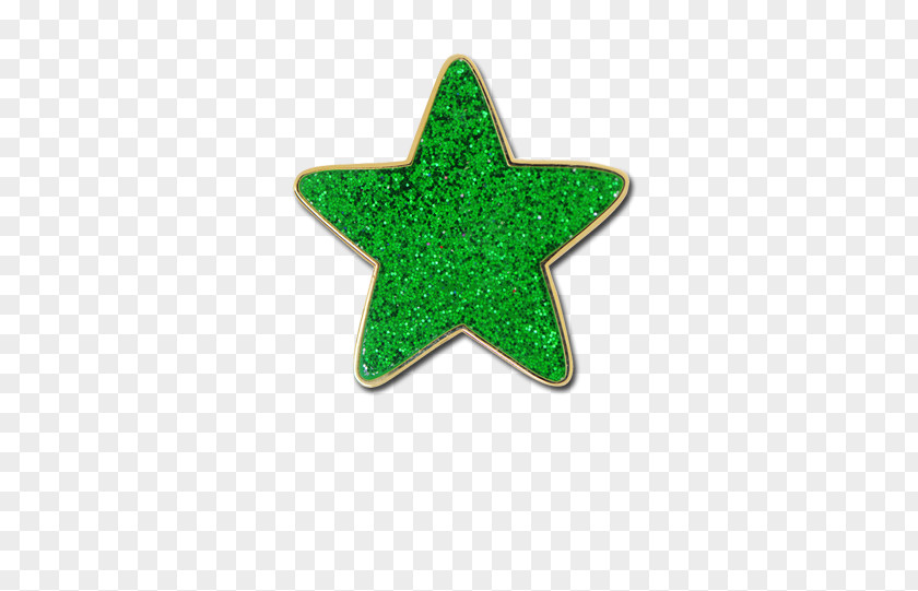 Round Number Button Star Green Color PNG