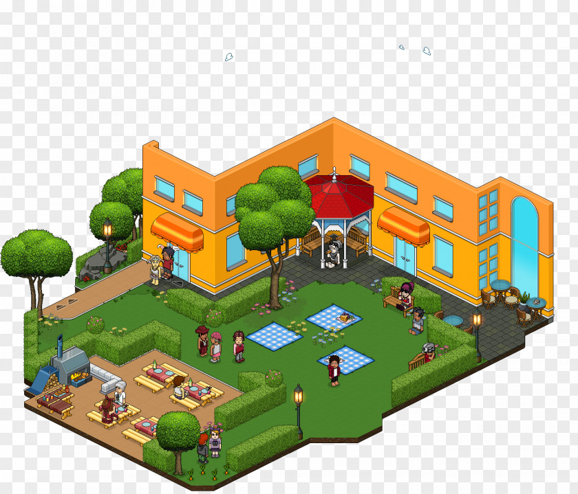 Background Habbo There Game Coffee Second Life PNG