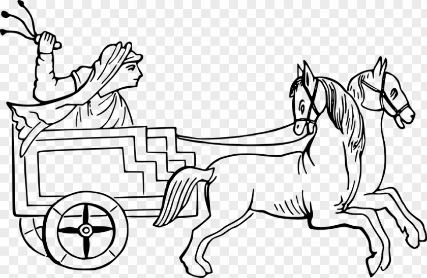 Horse Carriage Chariot Clip Art PNG