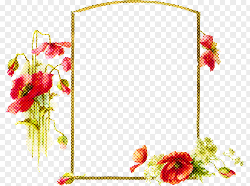 Interior Design Flower Picture Frame PNG