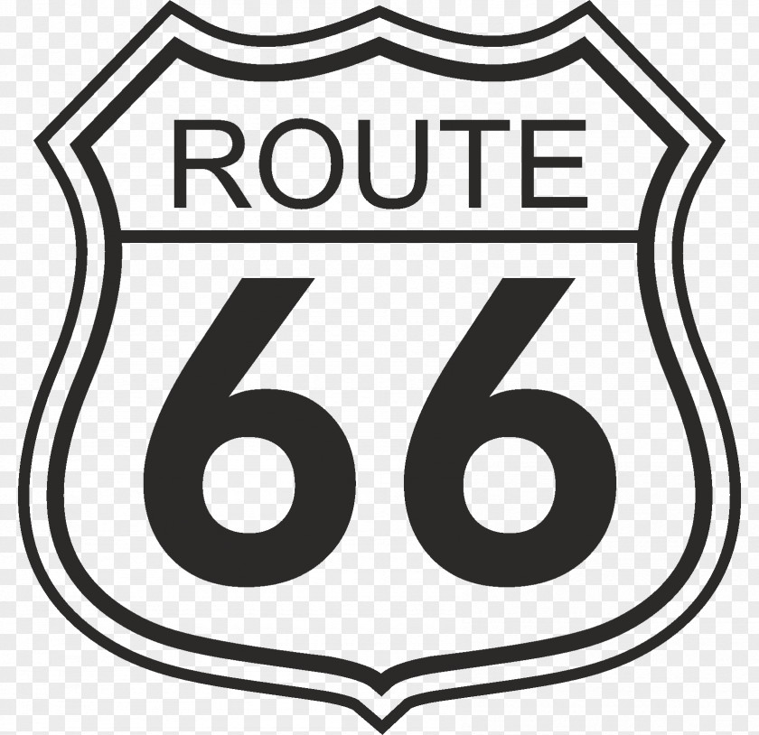Route U.S. 66 Sign Road Symbol PNG