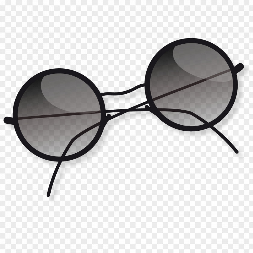 Vector Black Sunglasses Aviator Goggles Ray-Ban PNG
