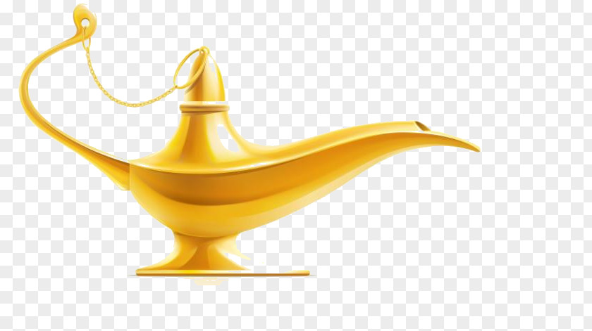 Aladdin Genie Oil Lamp Electric Light PNG