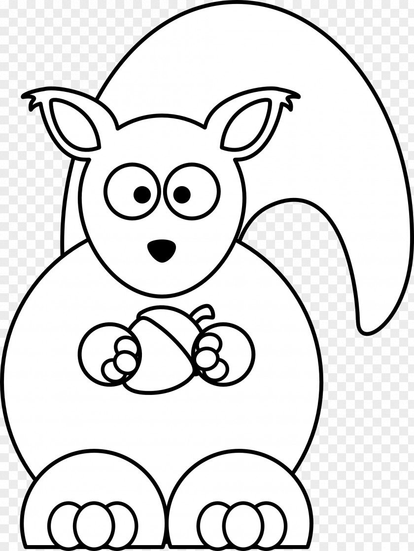 Cartoon Squirrel Images Hare Black And White Clip Art PNG