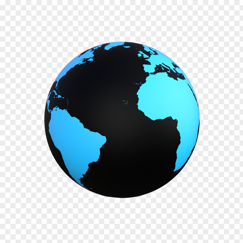 Earth Vector Globe World Map Blank Border PNG